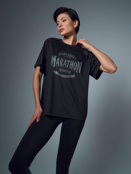Футболка свободного силуэта MARATHON - NEVERLATE фото 3