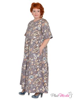 Платье Модель №1221 размеры 44-84 - Plusmoda фото 4