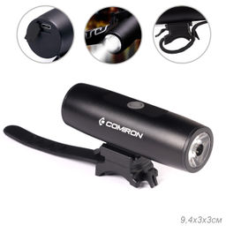 Фонарь передний COMIRON ROLL корпус: авиационный алюминий 6063, IPX6; свет: 3535 LED, линза, 300lm; аккум: 3.7V 2200 mAh, USB. /уп 50/ - Галеонтрейд фото 24