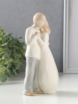 Сувенир керамика "Влюблённая пара. Близость" 8х5,5х17 см