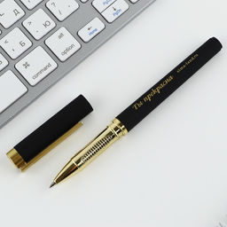 Ручка шариковая, синяя паста, 0.7 мм, корпус пластик 8 марта