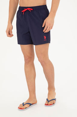 Мужские темно-синие шорты для плавания - U.s. polo assn фото 2