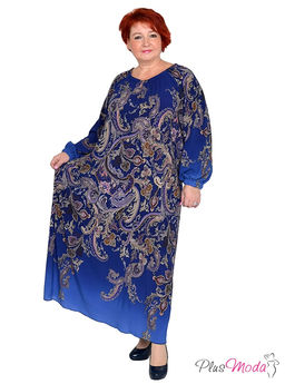 Платье Модель №1496 размеры 44-84 - Plusmoda фото 4