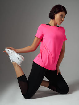 Футболка прямого силуэта с открытой спиной - NEVERLATE фото 3