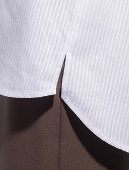 VILATTE / Блузка из 100% хлопка с разрезами по бокам  фото 5