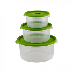 Комплект контейнеров для СВЧ "Смайл" 3шт (0,4+0,8+1,6л) круг.с клап. арт.С52203