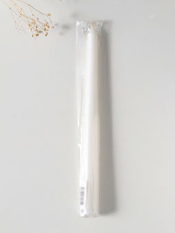 Цена за 2 шт. Свеча античная 25 см, 58 гр, 7 ч, цв. белый