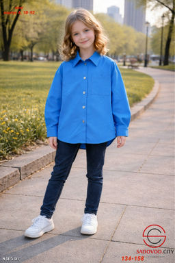 Рубашка для девочки из хлопка - Bruno фото 6