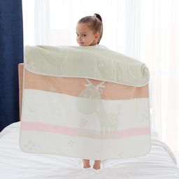 Полотенце детское Крошка Я Оленёнок 95х1005 см, цвет зелёный, 100% хлопок, 280 г/м2  фото 14