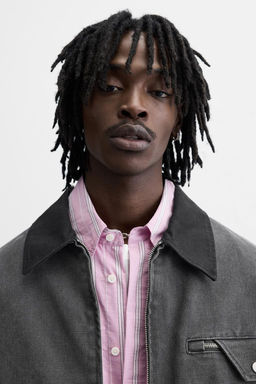 JACKET WITH CONTRAST COLLAR - Zara фото 5