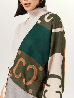 в составе ШЕРСТЬ  и КАШЕМИР Большой, мягкий, теплый  двусторонний палантин - Tantino фото 7