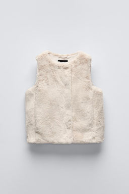 FAUX FUR VEST