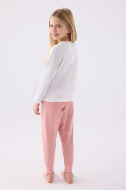 Кремовый пижамный комплект для девочки - U.s. polo assn фото 4