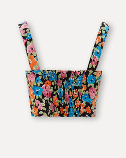 Блузка-топ в красно-белую клетку - Incity фото 16