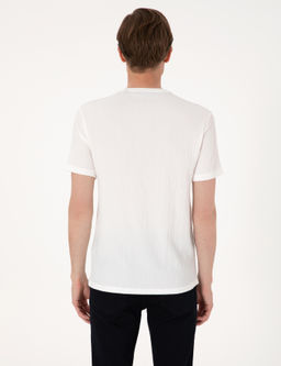 Ekru Slim Fit Ti__rt