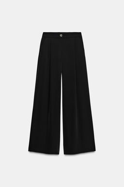 FLOWING PALAZZO TROUSERS - Zara фото 7