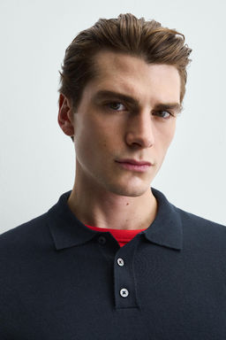 POLO PUNTO REGULAR FIT / Marino - Zara фото 5