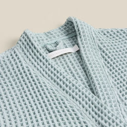 Халат вафельный мужской SL HOME: Boho «Аззура», размер L, хлопок 100%, бирюзовый