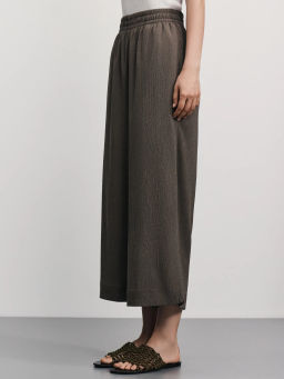 Прямые брюки с эластичным поясом / Zarina  фото 3