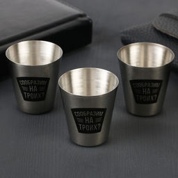 Подарочный набор «Сообразим на троих»: карты, домино, стопки 3 шт.