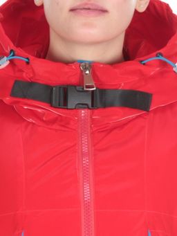 D004 RED Куртка демисезонная женская (100 гр. синтепон)