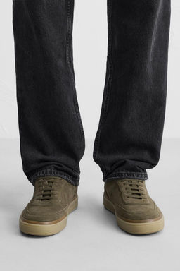 CASUAL LEATHER SNEAKERS - Zara фото 10