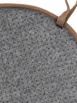 Подушка на стул D35 бежевый флис