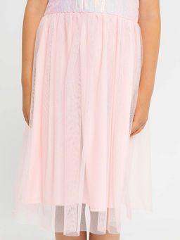 Платье для девочек в розовом оттенке - Mark formelle фото 5