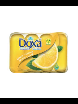 DOXA мыло туалетное 4х60гр Лимон экопак
