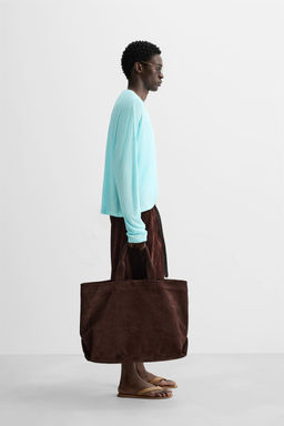 VISCOSE - LINEN T-SHIRT - Zara фото 4
