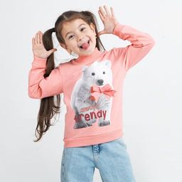 CRB wear/CWKG 62825-28-284 Водолазка для девочки, коралловый/Ex.Cherubino