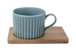 Набор чашек Время отдыха, синяя, жёлтая, 0,25 л, 2 шт - Easy life фото 4