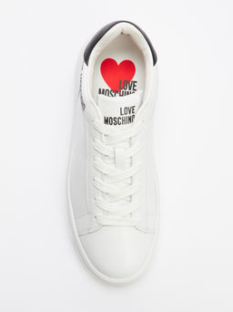 Женские кеды LOVE MOSCHINO ECLIPSE Артикул 4405286, белый  фото 5