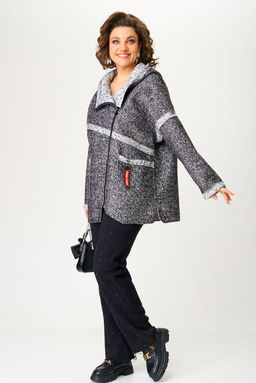 Пальто Michel Chic 360/1 графит  фото 10