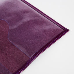 Обложка для паспорта, цвет лиловый - Simaland фото 5