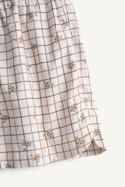 BERMUDA BA?O CUADROS Y FLORES LIMITED EDITION / Crudo - Zara фото 7