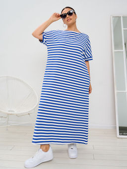 Платье женское MR025SS3 white/bright blue