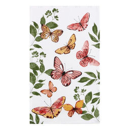 Цена за 2 шт. Полотенце Доляна Бабочки 28х46 см, 100% хлопок, вафля 160 г/м2  фото 2