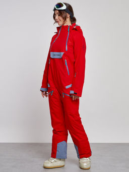Горнолыжный комбинезон женский зимний красного цвета 2323Kr - Chunmai фото 3
