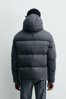 100% FEATHER WATER-REPELLENT PUFFER JACKET - Zara фото 3