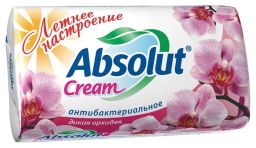 АБСОЛЮТ CREAM 2в1 антибакт.мыло 90гр Дикая орхидея
