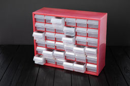 Gamma Органайзер пластиковый с выдвижными ячейками 36 шт. ОМ-036 пластик 39.5 x 13.5 x 32 см синий