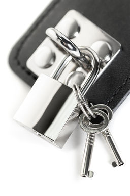 Ошейник TOYFA Theatre кожаный с поводком черный  фото 5