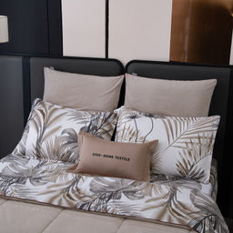 Комплект постельного белья на резинке Сатин Velouria Luxe с Одеялом VLR014 180*200*25;160*200*25;140*200*25 Евро 4 Наволочки