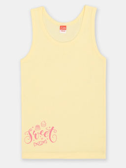 CRB wear/CWJG 20076-30 Майка для девочки,желтый/Ex.Cherubino