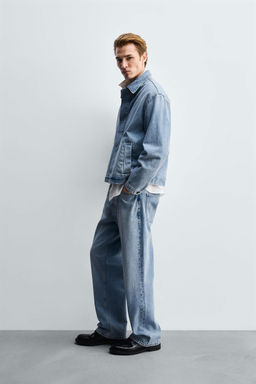 WASHED DENIM JACKET - Zara фото 4