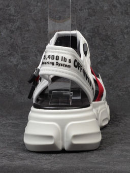 08-PED97-1 WHITE Босоножки (текстиль, стелька натуральная кожа)