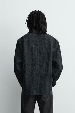 STRIPED JACQUARD SHIRT - Zara фото 3