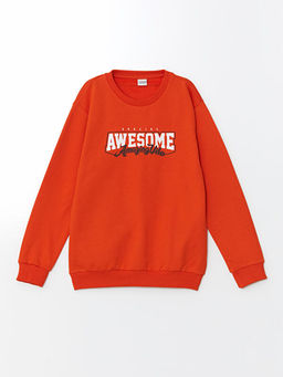 Bisiklet Yaka Erkek ?ocuk Sweatshirt