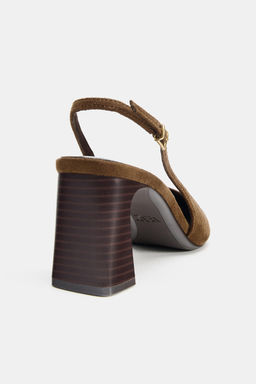 SLINGBACK HEEL SHOES - Zara фото 8